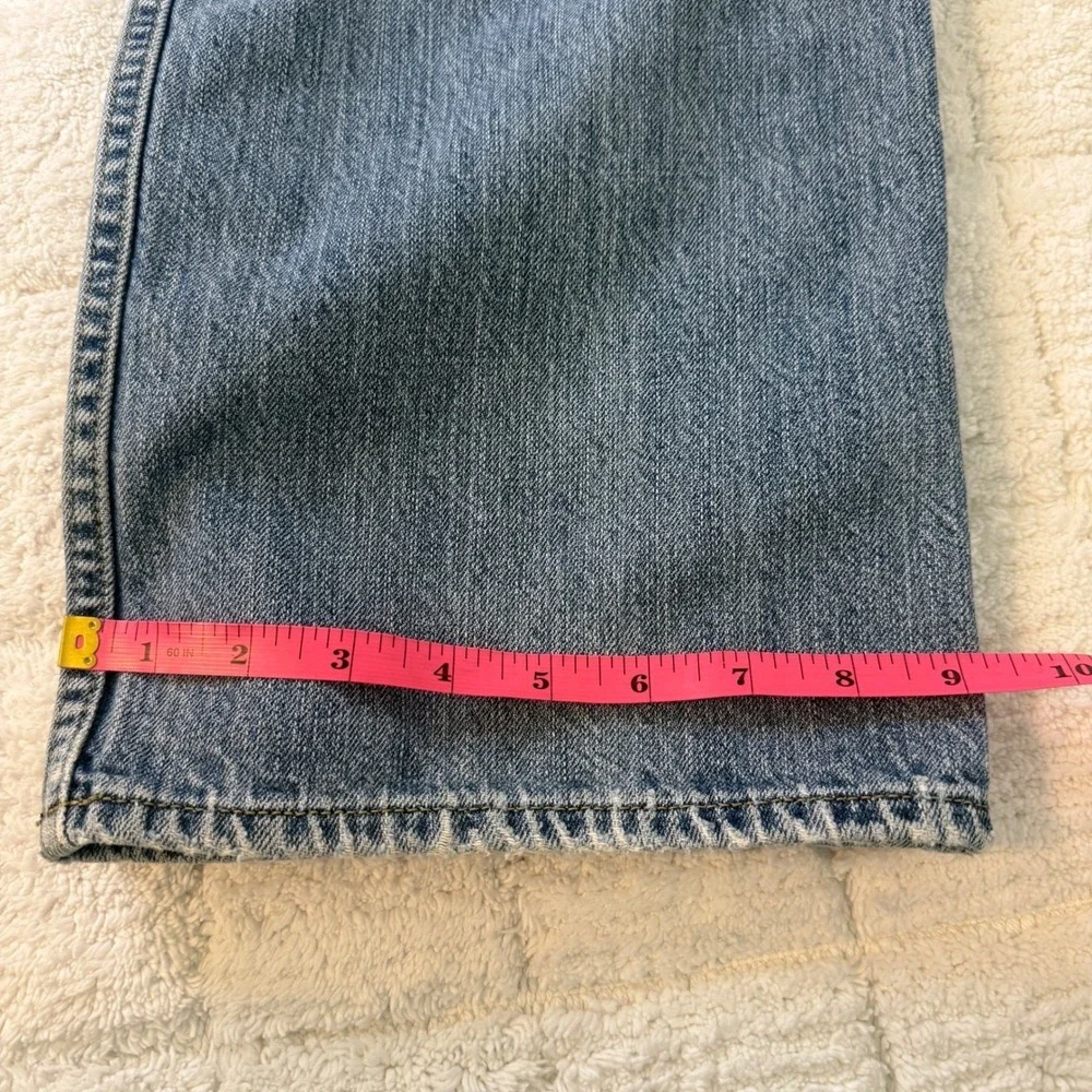 Hilfiger Brand Freedom Relaxed Denim Mens Jeans 34x32 Y2K Distressed Timeless